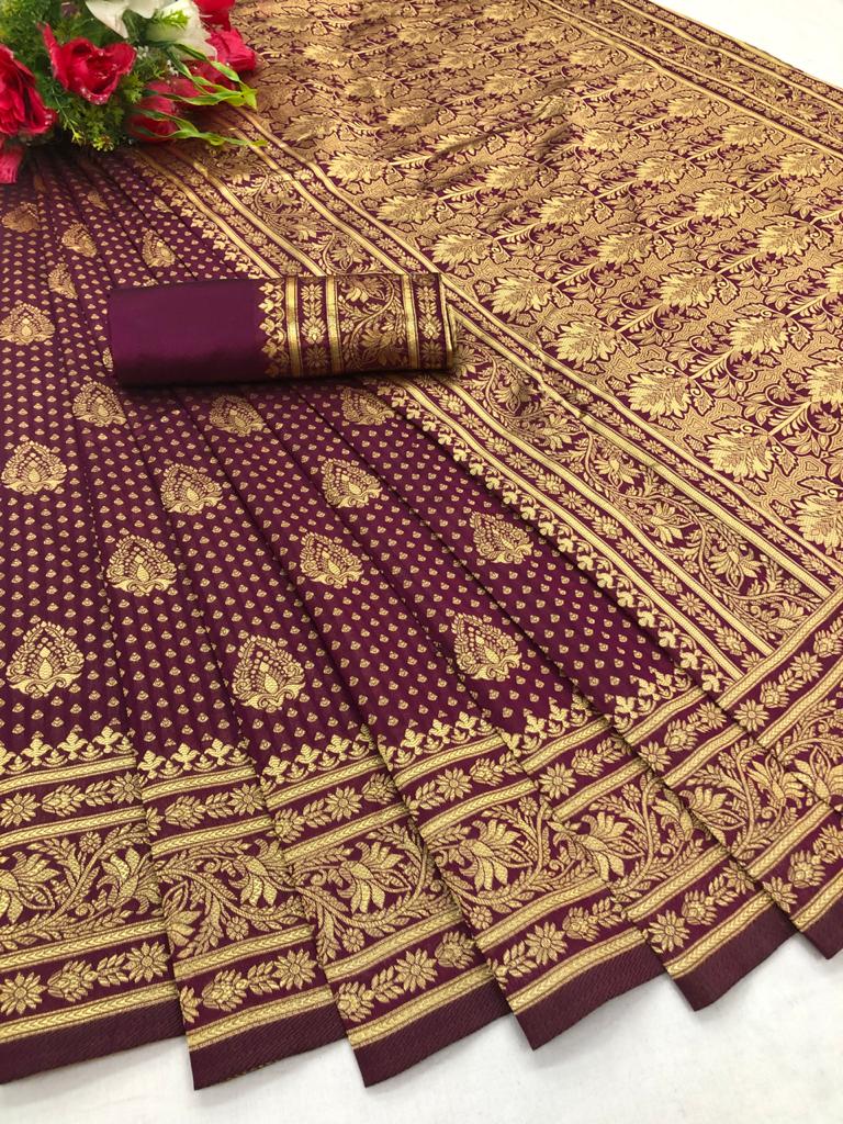 Maahi 14  Latest Fancy Designer Festive Wear Banarasi Silk Saree collection